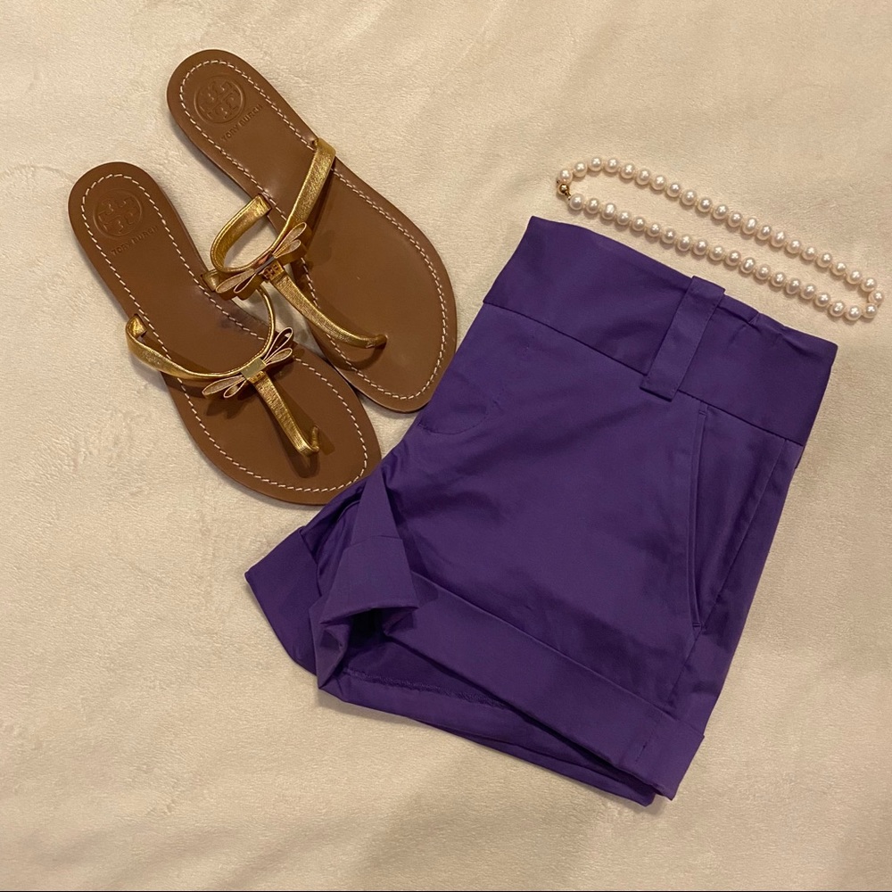 Alice + Olivia Purple Shorts